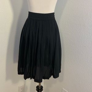 Vintage VGUC Esprit Sport Black Rayon Skirt - Size Small